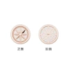 The NOLYN Deoksugung series of eave tiles, ear studs and earrings features a white mother-of-pearl light luxury and versatile design, presenting a new Chinese style Application Scenario